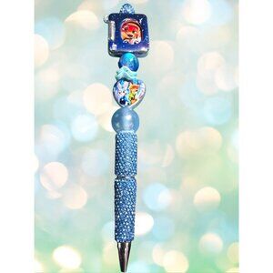 Disney Zootopia Judy Hopps Nick Wilde Blue Glitter Pen Kawaii Cute Stationery